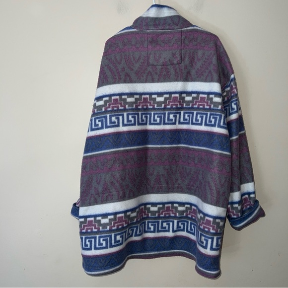 Vintage Northern Climate Women’s Blue Purple Fleece Jacket No tag 2x 3x - Picture 6 of 10